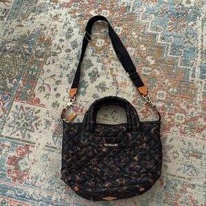 MZ Wallace Black Tote Bag with Adjustable Strap